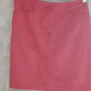 FADED GLORY JEAN SKIRT CORAL Size 14